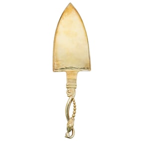 Sanborn Hermanos Vermeil Silver Cake Server