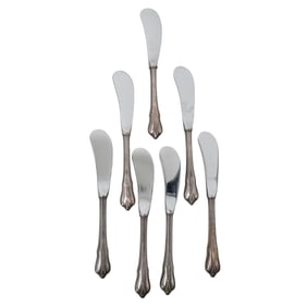 (7 pcs) Wallace Silver Sterling "Grand Colonial" 1942 Butter Knives