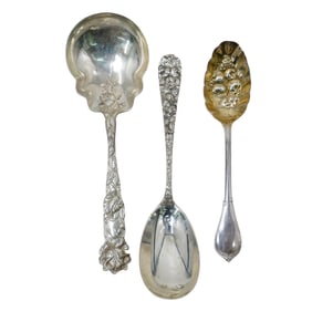 (3 pcs) American Sterling Silver Serving Spoons