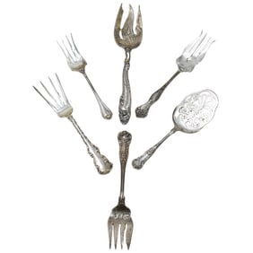 (6 pcs) Sterling Serving Flatware