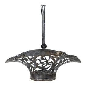 Antique Mauser Sterling Silver Basket