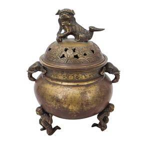 Antique Chinese Bronze Censer (1 of 10)