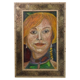 Alexander Gore (Russian, 1958), "Larisa" Oil on Panel