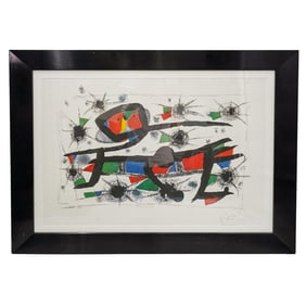 Joan Miro (Spanish, 1893-1983) Lithograph