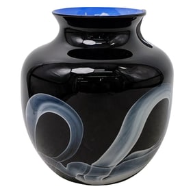 Signed Art Glass Vase