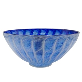 Michael Uslaw Blown Glass Bowl