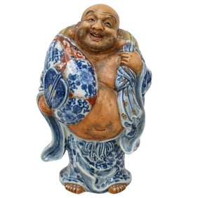 Japanese Kutani Porcelain Hotei Budai