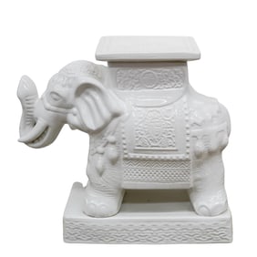 Chinese Ceramic Elephant Garden Stool