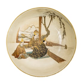 Japanese Meiji Period Satsuma Bowl
