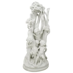 Luca Madrassi (French, 1848-1919) Large Bisque Sculpture