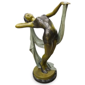 Art Deco Style Dancer Bronze Sculpture