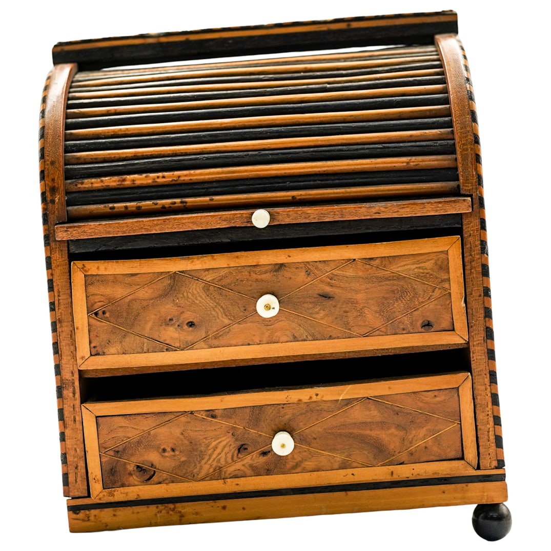 Signed Salesman Sample Roll Top Desk (1 of 7)