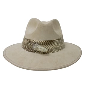 Mexican Felt Fedora with Taxidermy Snake Band