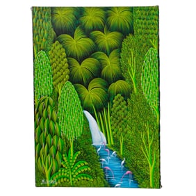 Henri Robert Bresil, (Haitian 1952-1999) Painting