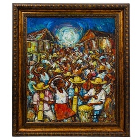 Ernst Louizor, (Haitian 1938-2011) Painting