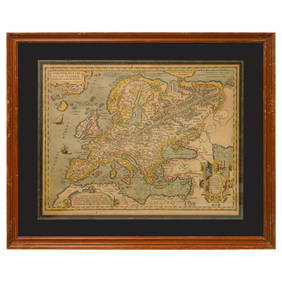 Abraham Ortelius (1528-1598) Original Map (1 of 4)