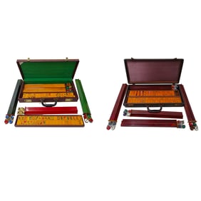 Pair of Vintage Mahjong Sets
