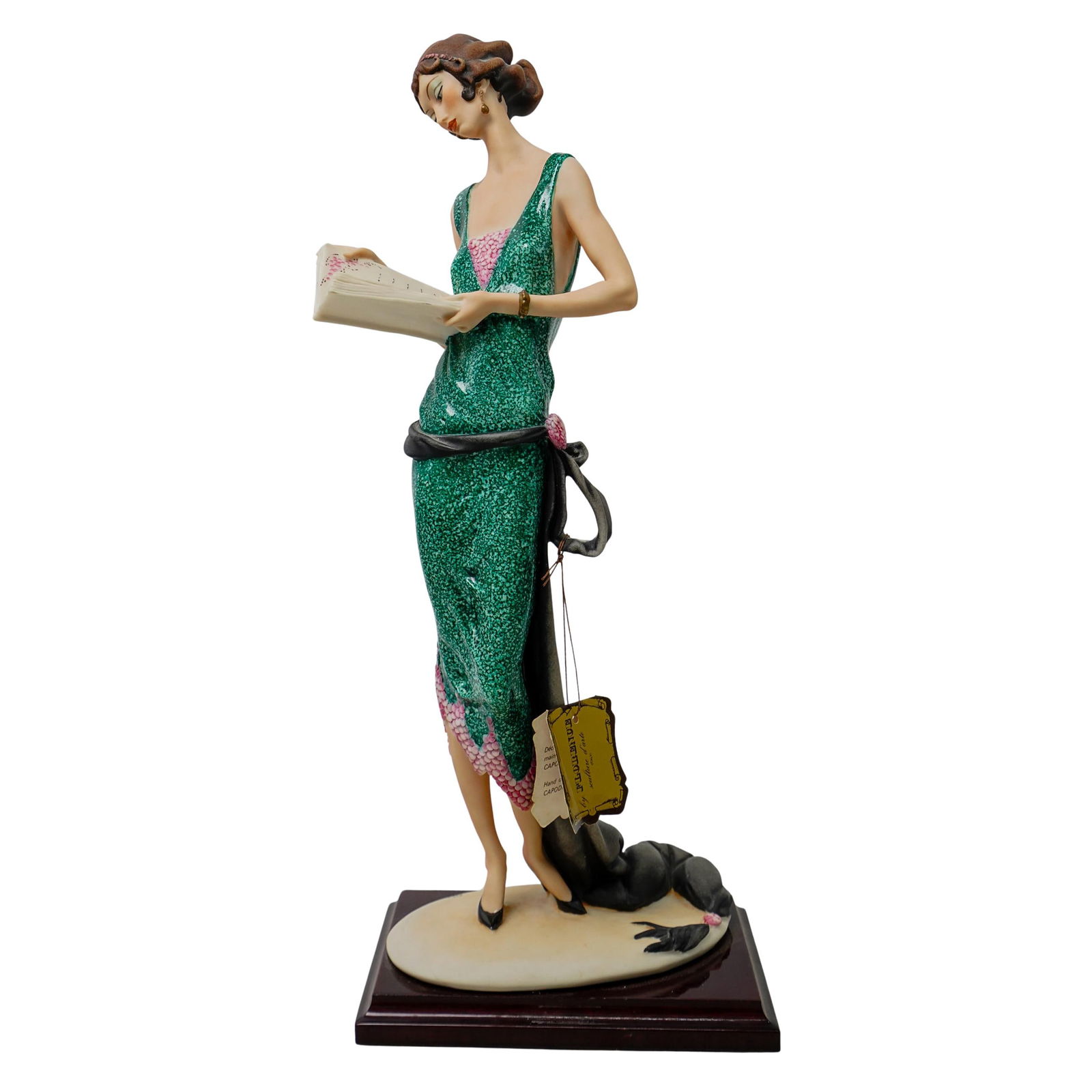 Toni Moretto Lo Scricciolo Lady At Piano Figurine