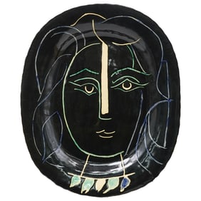Pablo Picasso (1881-1973); Visage de femme (Woman's Face)