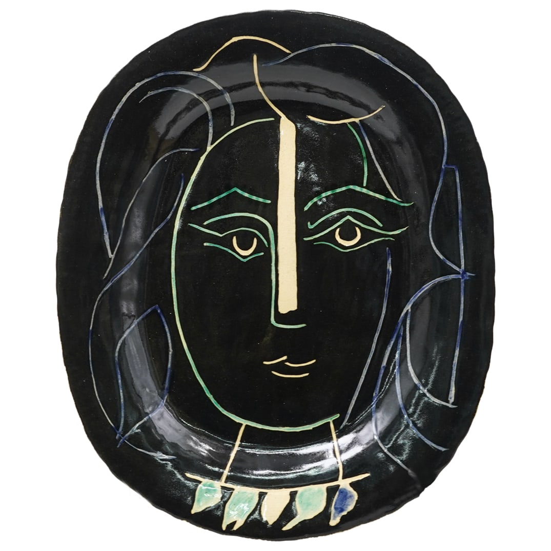 Pablo Picasso (1881-1973); Visage de femme (Woman's Face)