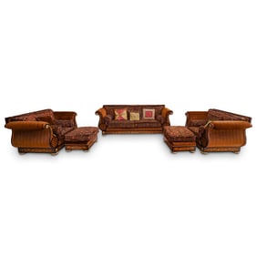 (5 pc) Mice Italian Wood Living Room Set