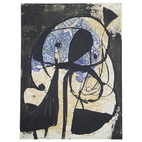 Joan Miro (France. 1893-1983) 'La Commedia Dell'Arte VIII' Etching
