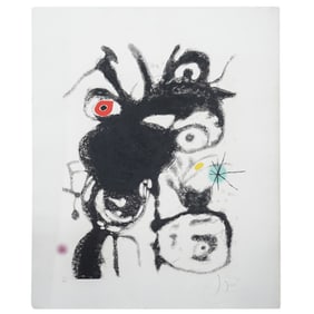 Joan Miro (Spain, 1893-1983) Plate IV