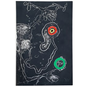 Joan Miro 'Bon a tire' Etching Aquatint