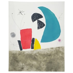 Joan Miro (France, 1893-1983) Plate VIII