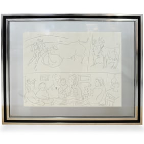 Pablo Picasso (1882-1973) Pencil Sketch