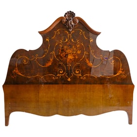 Italian Marquetry Head Board