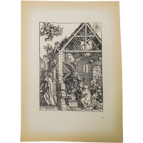Albrecht Durer "The Adoration of the Shepherds" Woodcut