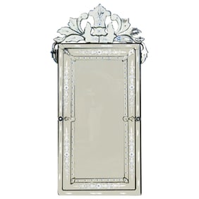 Venetian Etched Glass Mirror