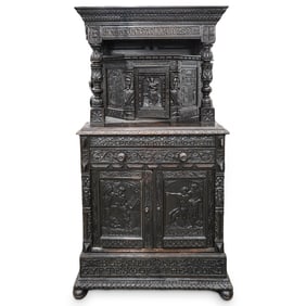 16th Century Renaissance Revival Walnut Cabinet