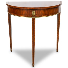 Maitland Smith Furniture Demi Lune Table