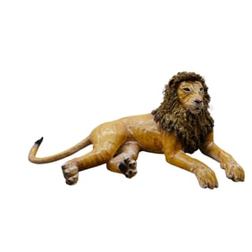 Life Size Paper Mache Lion