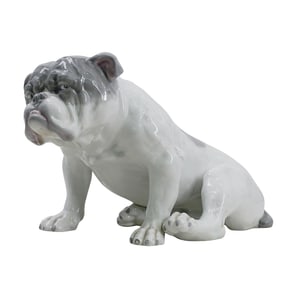 Gebruder Heubach Porcelain Bull Dog Figurine