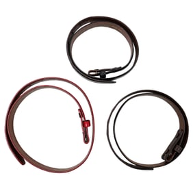 (3 Pc) Barry Kieselstein-Cord Lizard Belt Grouping