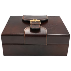 Leather Rolex Buckle Watch Box