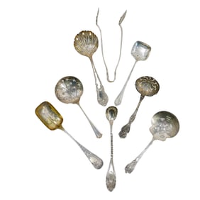 (7 Pc) Sterling Silver Utensils Grouping