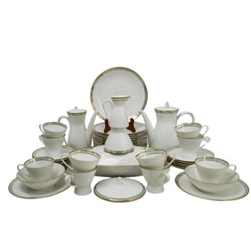(44 Pc) Rosenthal Studio Line "Gala Blue" Coffee/Tea Service