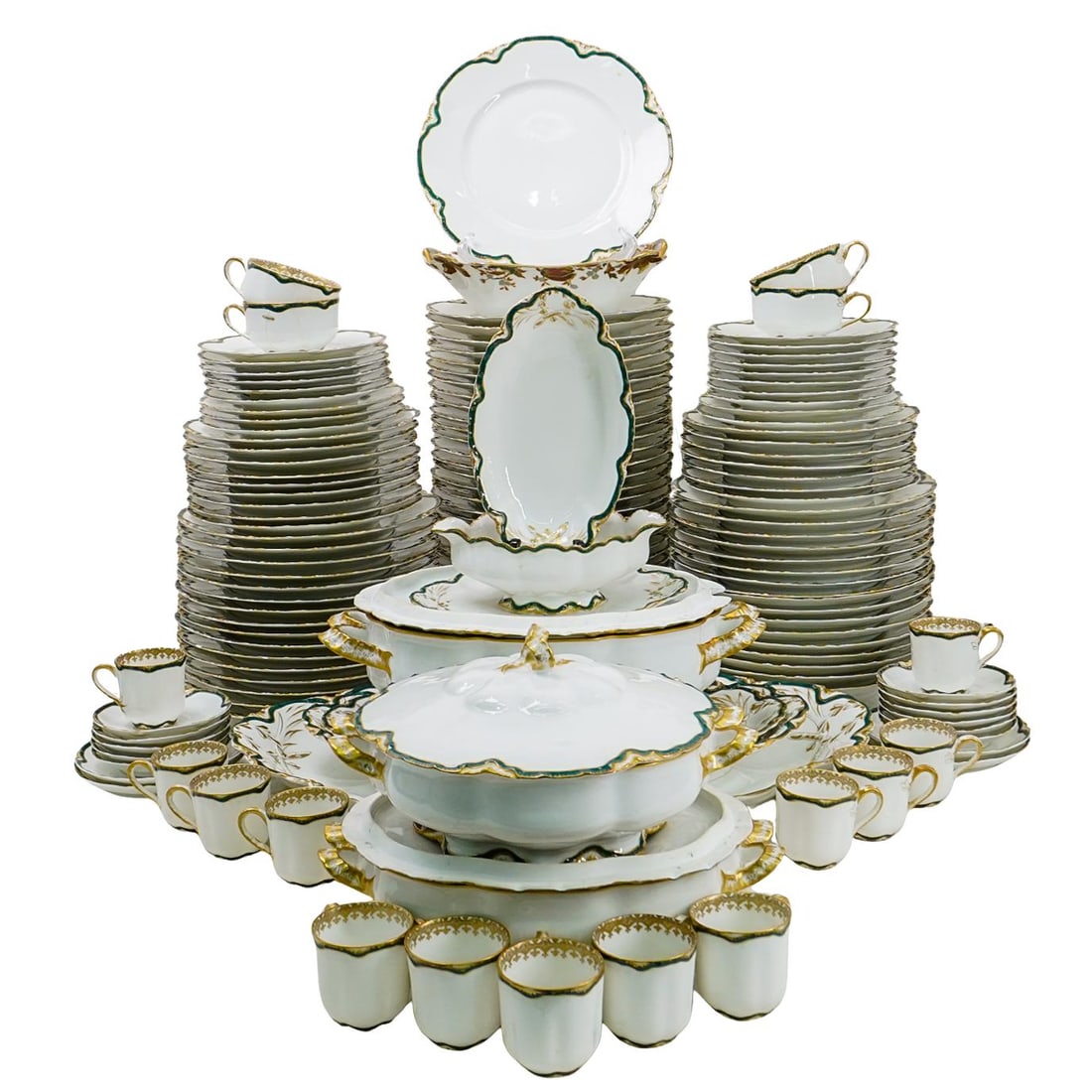 (144 Pc) Limoges Porcelain Service (1 of 18)