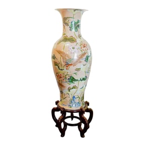 Large Chinese Porcelain Floor Vase