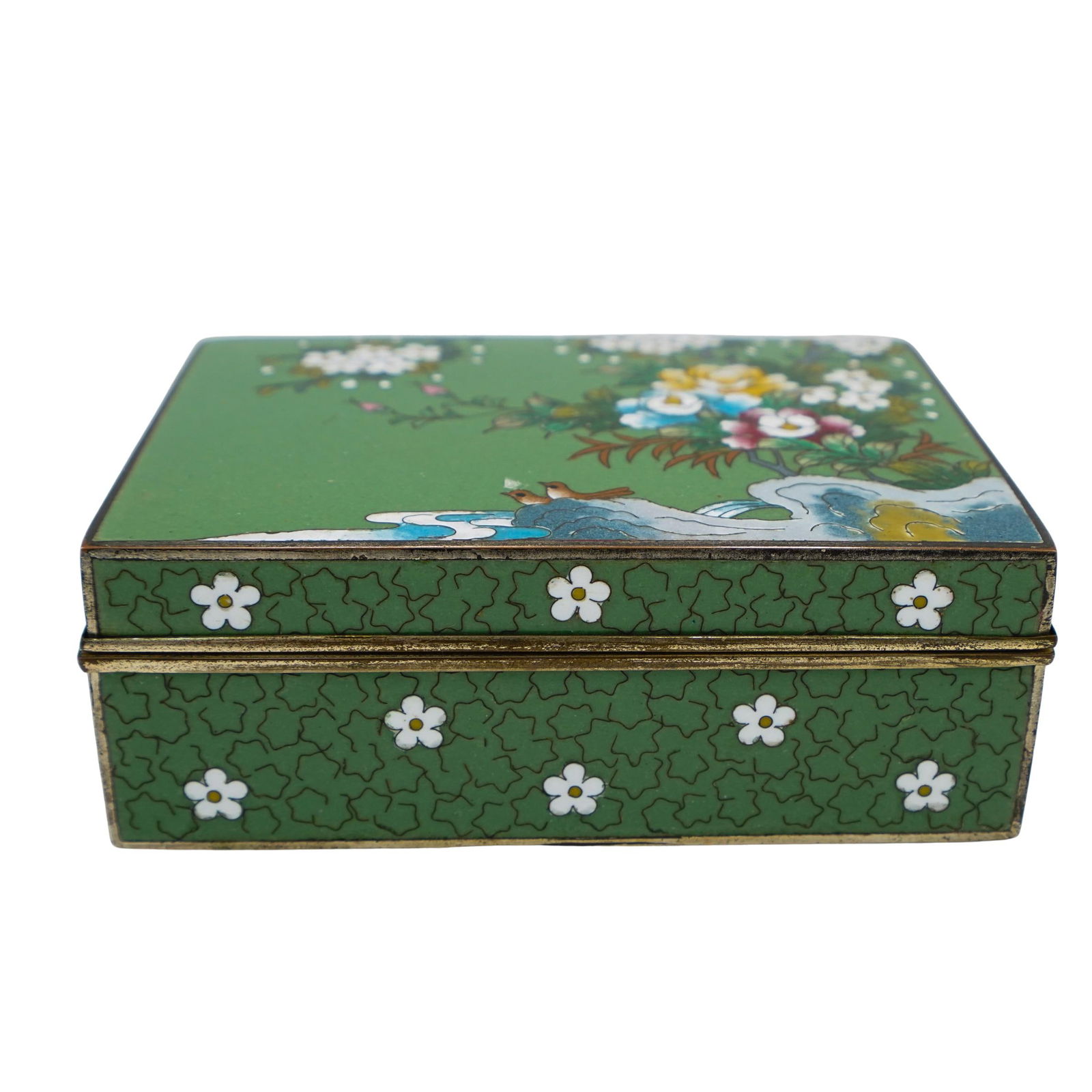 Japanese Cloisonne Enamel Box (1 of 11)