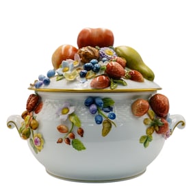 Large Herend Porcelain Tureen