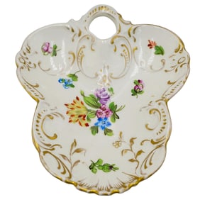 Herend Floral Porcelain Trinket Tray
