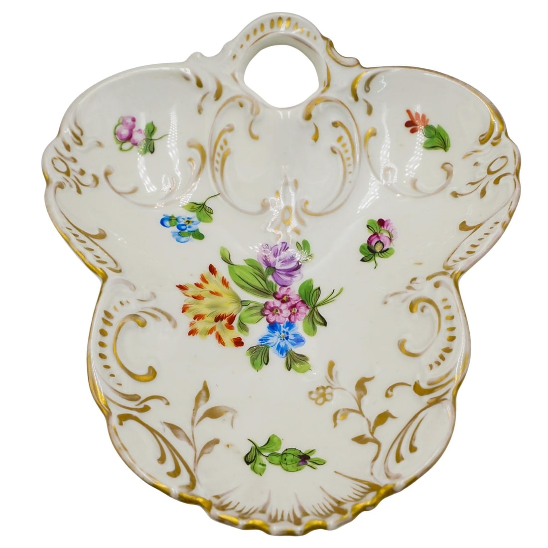 Herend Floral Porcelain Trinket Tray (1 of 7)