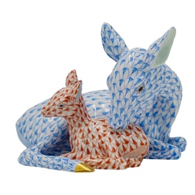 Herend Porcelain Deer Figurine