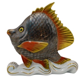 Herend Natural Fish Porcelain Figurine
