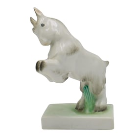 Herend Porcelain Goat Figurine